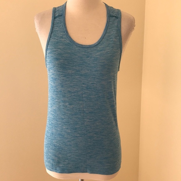 Lululemon Athletica XS blue let’s get sweaty tank top. - Picture 1 of 8